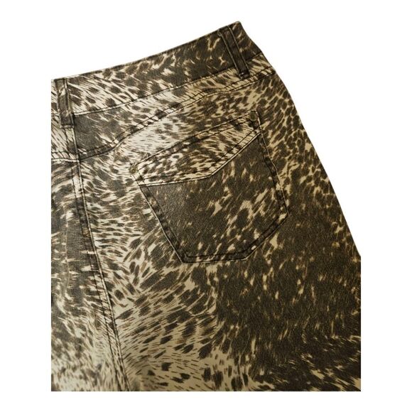 Chico's Brown and Cream Patterned Jeans - Picture 6 of 9